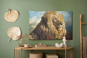 Majestic Lion Natural Canvas image 2