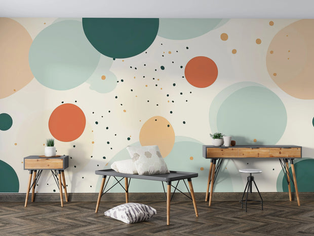 Boho Circles  Wall Mural image 2