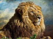 Majestic Lion Natural Canvas image 1