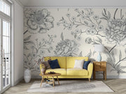 Botanical Pattern Wall Mural image 0