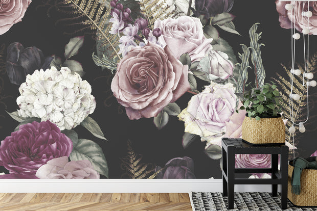 Vintage Rose Wall Mural image 5