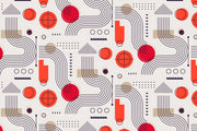 Red Dot Wallpaper Mural image 1