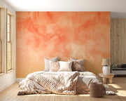 Washed Orange Wallpaper Mural image 0