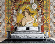 Art Nouveau Goddess Wall Mural - Mural Wonder