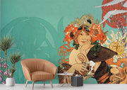 Art Nouveau Wall Mural - Mural Wonder