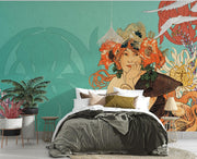 Art Nouveau Wall Mural - Mural Wonder