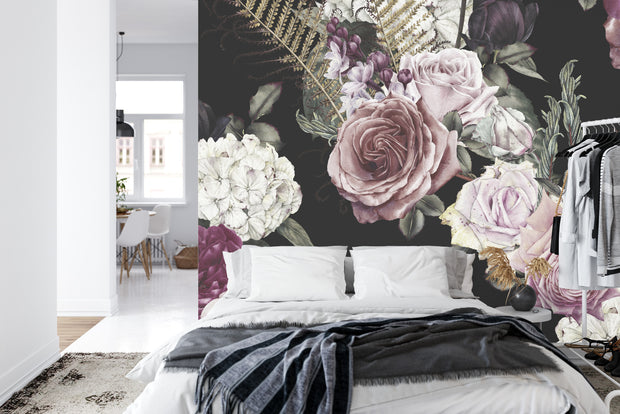 Vintage Rose Wall Mural image 2