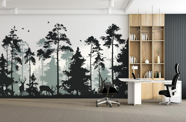 Black Forest Wallpaper Mural - Mural Wonder