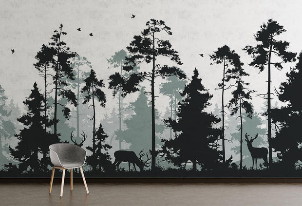 Black Forest Wallpaper Mural - Mural Wonder