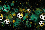 Green Football Wallpaper Mural image 1